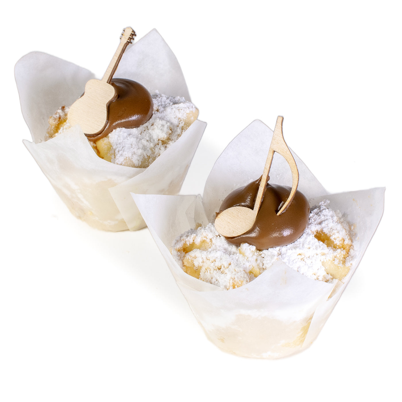 Streusel Muffins with Musical notes