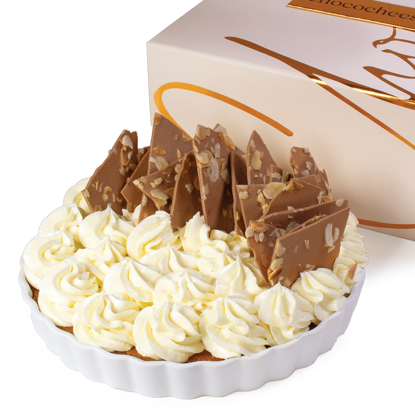 Gifted Carrot Cake in Porcelain Dish